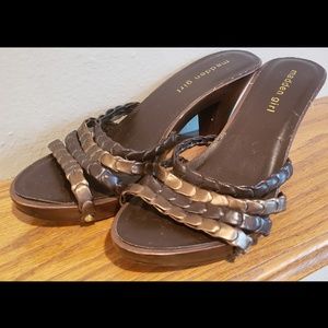 Madden Girl Short Brown Heels